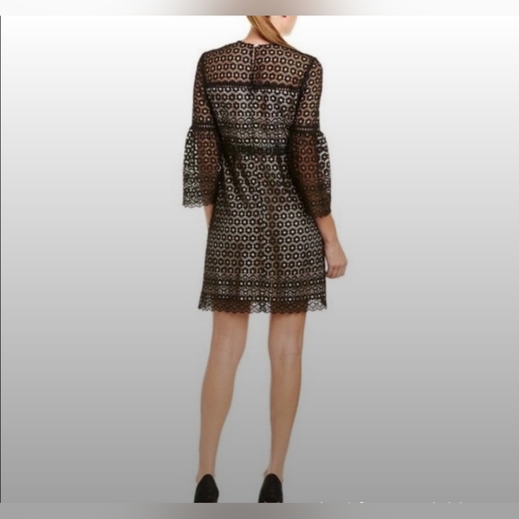 J. Crew Bell Sleeve Daisy Lace Dress New Size 4 - Picture 2 of 4